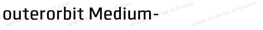 outerorbit Medium字体转换